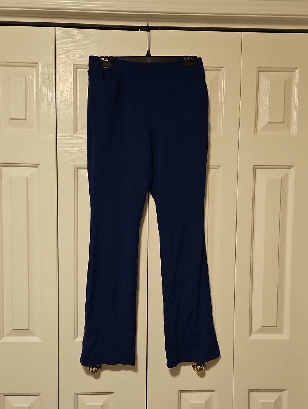 Women's Royal Blue Boot Cut Ponte Pants